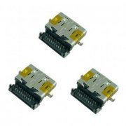 2HE1683-002111F Kit com 3 conectores HDMI para placa de notebook TypeA Right Angle Reverse / PCB Mounting | Kit com 3 conectores HDMI para placa de notebook TypeA Right Angle Reverse / PCB Mounting Kit com 3 conectores HDMI para placa de notebook TypeA Right Angle Reverse / PCB Mounting
